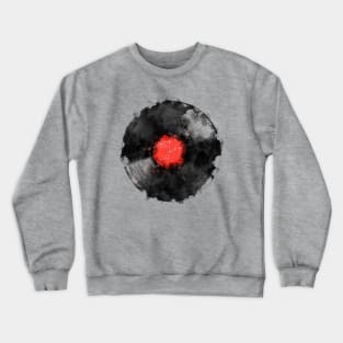 Vinyl Record Watercolor Crewneck Sweatshirt